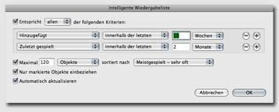 Wiedergabeliste Lieblingslieder neu